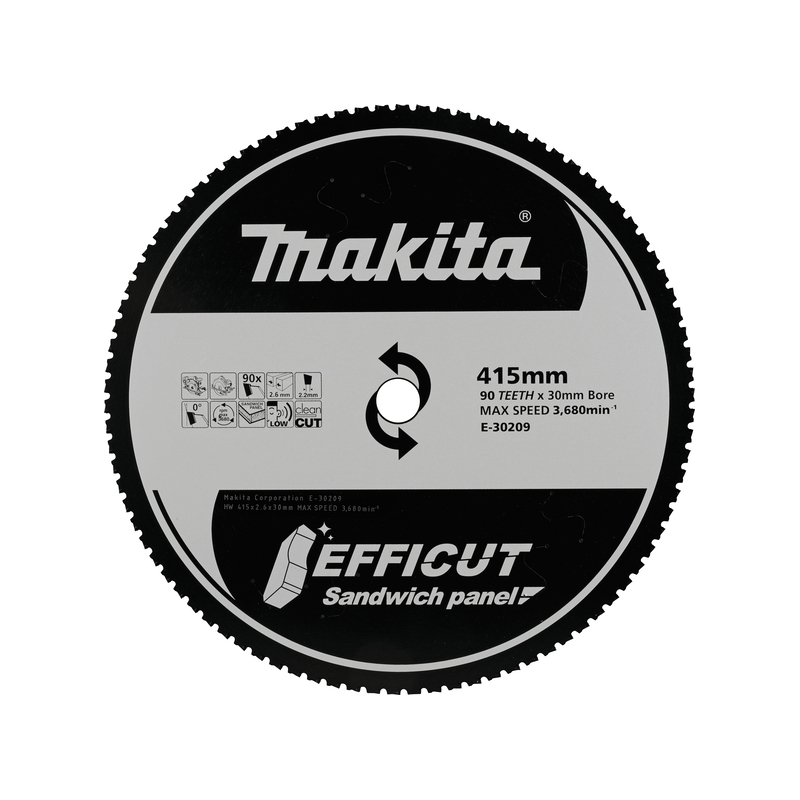 Makita - Set ručna kružna testera HS013GT101 sa listom 415x30/90z za sečenje sendvič panela - HS013GT101 + E-30209